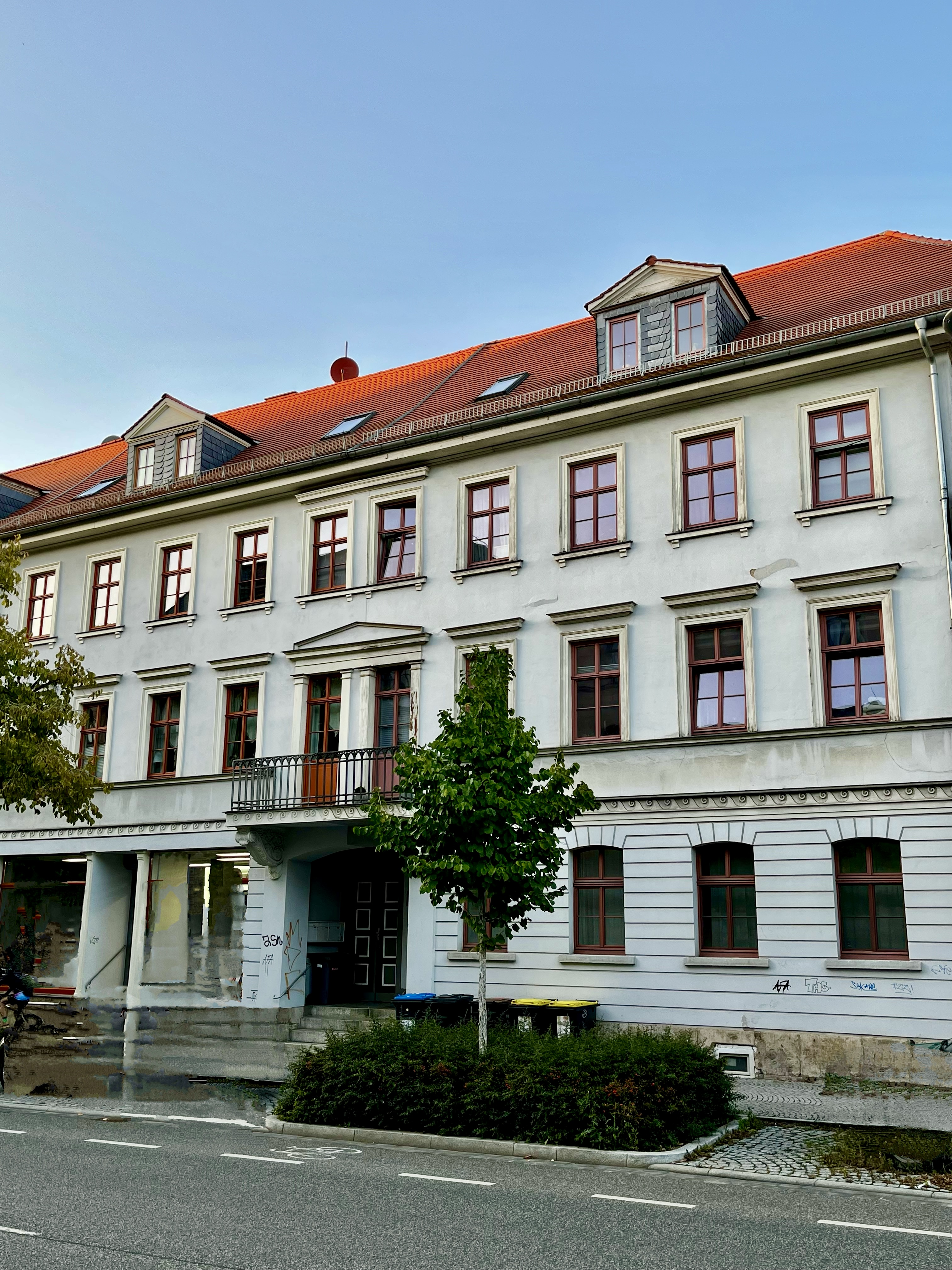Das Haus der Ferienwohnungen Fuchsbau in der Steubenstraße in Weimar